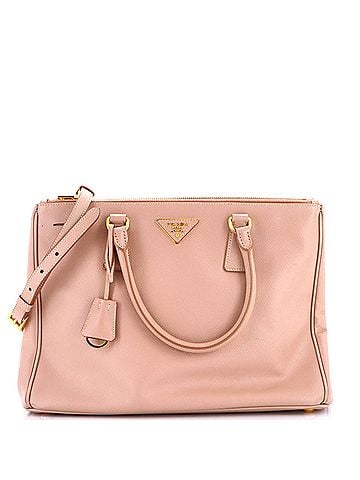 Prada Double Zip Lux Tote Saffiano Leather Medium (view 1)