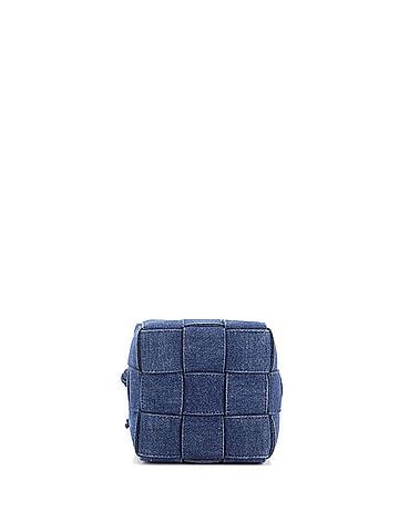 Bottega Veneta Cassette Bucket Bag Maxi Intrecciato Denim Small (view 2)