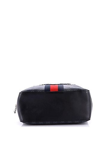 Gucci Angry Cat Web Backpack GG Coated Canvas with Applique Medium (view 2)