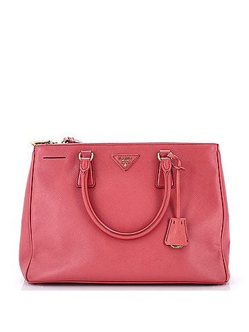 Prada Double Zip Lux Tote Saffiano Leather Medium (view 1)