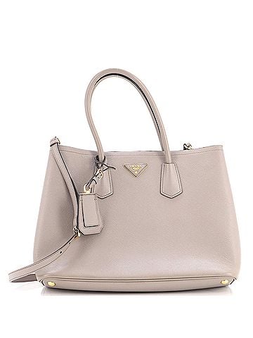 Prada Cuir Double Tote Saffiano Leather Large (view 1)