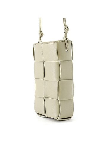 Bottega Veneta Bottega Veneta Shoulder Bag Intrecciato Cassette Phone Pouch 729298 BOTTEGA VENETA Green Handbag Smartphone (view 2)