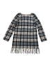 L.L.Bean 55% Wool 45% Viscose 100% Polyester Plaid Multi Color Wool Dress Size 6 - photo 2