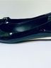 Tory Burch 100% Patent Leather 100% Leather Black Gold Flats Size 10 1/2 - photo 5