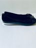 Tory Burch 100% Patent Leather 100% Leather Black Gold Flats Size 10 1/2 - photo 13