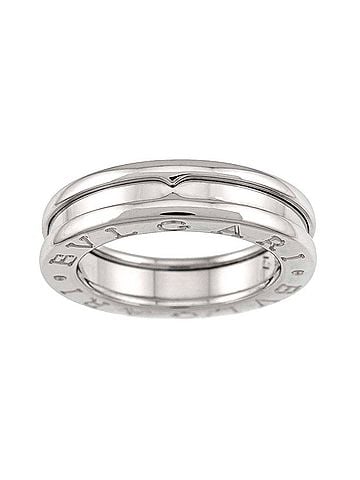 Bvlgari Bulgari BVLGARI B-ZERO1 1-band ring #47 18K WG White Gold 750 (view 2)