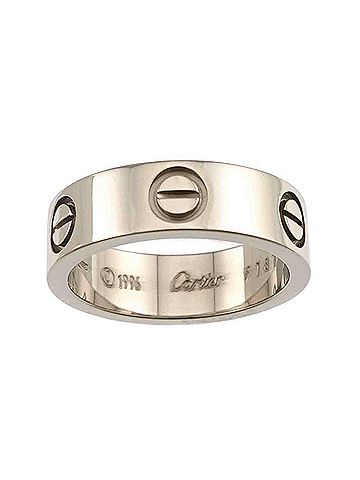 Cartier Cartier Love Ring #52, 18K WG (White Gold 750) (view 2)