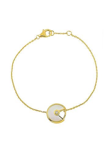 Cartier Cartier Amulette de Shell Diamond Bracelet XS 15.5cm 18K YG 750 (view 1)