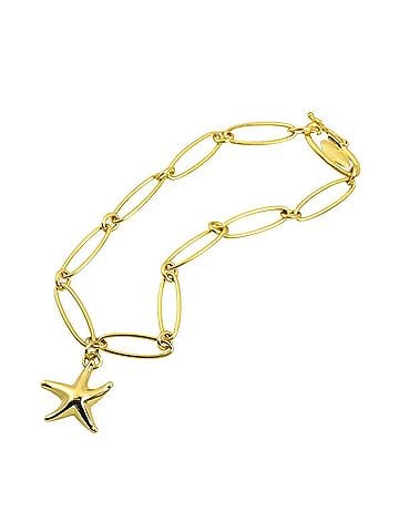Tiffany & Co. Tiffany &amp; Co. Starfish Bracelet, 17.5cm, 18K YG Yellow Gold 750. (view 2)