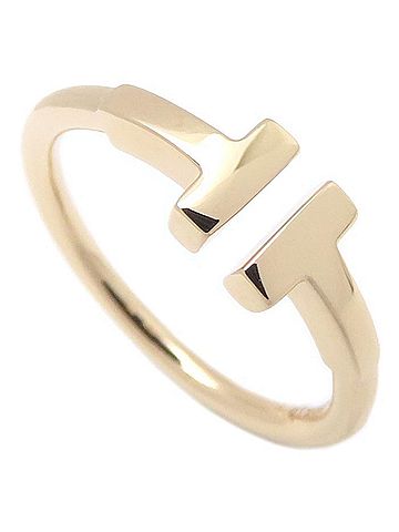 Tiffany & Co. TIFFANY&amp;Co. T-Wire Ring, 18KPG, Women's, 60147375 295798 (view 2)