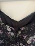Astr 100% Polyester 97% Polyester 3% Elastane Floral Black Cocktail Dress Size M - photo 8