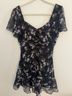 Astr 100% Polyester 97% Polyester 3% Elastane Floral Black Cocktail Dress Size M - photo 9