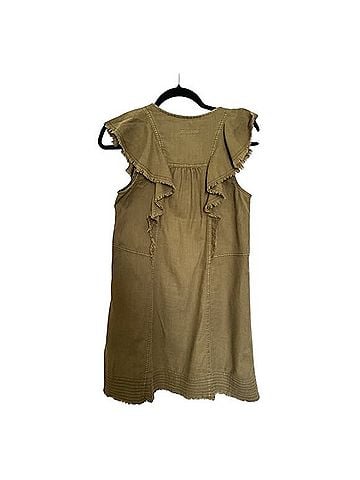 Anthropologie Pilcro Fluttersleeve Buttondown Tunic Mini Dress Casual Dress (view 2)