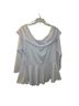Ashley Stewart 95% Polyester 5% Spandex 100% Polyester White Silver Long Sleeve T-Shirt Size 22 - photo 2