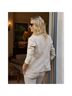 Frank & Eileen 50% Cotton 48% Flax 2% Elastane 100% Cotton Tan White Blazer Size S - photo 4