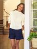 Frank & Eileen 100% Cotton Print White Pullover Sweater Size S - photo 3