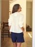 Frank & Eileen 100% Cotton Print White Pullover Sweater Size S - photo 4