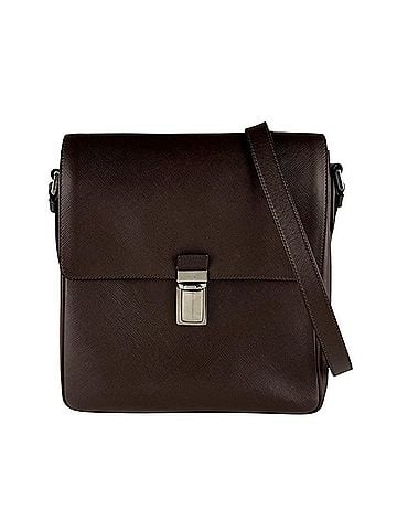 Prada Prada PRADA Shoulder Bag Leather Brown Men's z10539 (view 1)