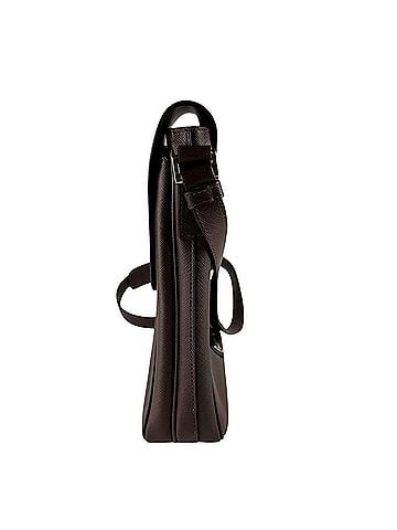 Prada Prada PRADA Shoulder Bag Leather Brown Men's z10539 (view 2)