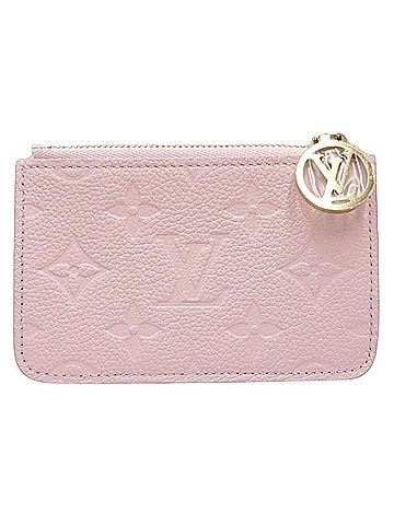 Louis Vuitton LOUIS VUITTON Monogram Empreinte Wallet/Coin Case M28974 Portecarte Romy Confetti Pink Women's 182098 (view 2)