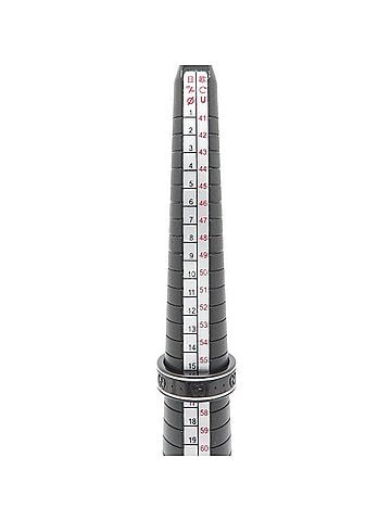 Gucci GUCCI Icon Ring, Size #17, 18K White Gold x Black Corundum, Women's, Item No. 295795 (view 2)