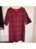 Vineyard Vines 63% Polyester 33% Polyester 4% Rayon 4% Spandex 100% Polyester Plaid Red Green Casual Dress Size 6 - photo 5