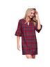 Vineyard Vines 63% Polyester 33% Polyester 4% Rayon 4% Spandex 100% Polyester Plaid Red Green Casual Dress Size 6 - photo 1