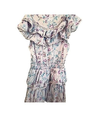 LoveShackFancy for Target Lou Double Ruffle Dress Casual Dress (view 2)