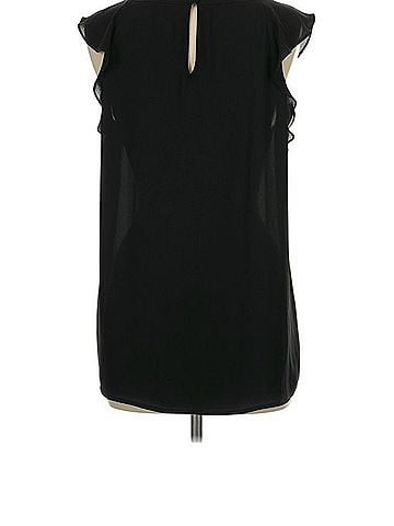 Express Black Lace Yoke Ruffled Sleeve Camisole Sleeveless T-Shirt (view 2)