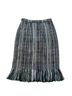 Anthropologie 60% Polyester 25% Cotton 10% Acrylic 5% Viscose 100% Rayon Print Multi Color Formal Skirt Size 0 - photo 1