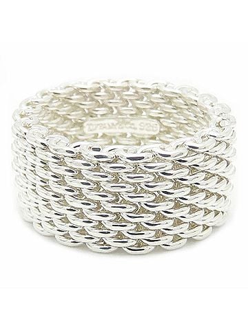 Tiffany & Co. TIFFANY&amp;Co. Somerset Ring, Sterling Silver (SV925), Women's, Item Number 295801 (view 1)