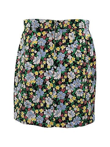 Maje Maje Floral Mini Pencil Skirt in Multicolor Viscose (view 2)