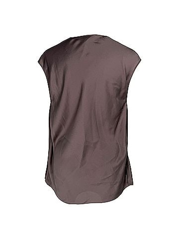 Lanvin Lanvin Cowl Neck Blouse in Brown Silk (view 2)