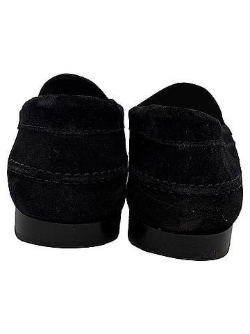 The Row The Row Ruth Loafers in Black Suede (view 2)