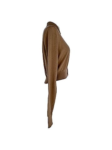 Sportmax Sportmax Collared Cardigan in Tan Wool (view 2)