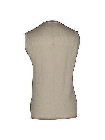 Lanvin Lanvin Knitted Tank Top in Cream Cashmere (view 2)