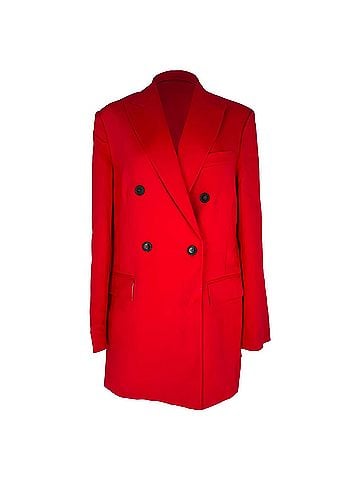 Golden Goose Golden Goose Double-Breasted Blazer in Red Viscose (view 1)