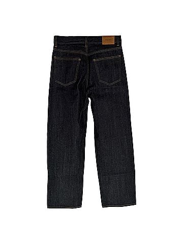 Saint Laurent Saint Laurent Straight-Leg Jeans in Dark Blue Cotton (view 2)