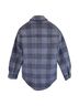 Reformation 100% Wool Blue Reformation Plaid Print Button-Down Jacket in Blue Wool Size S - photo 4