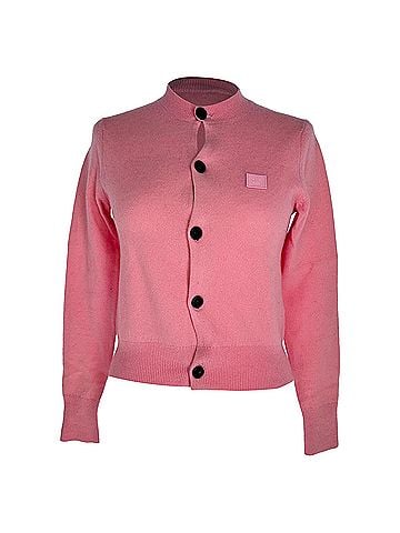 Acne Acne Studios Cardigan in Pink Wool (view 1)