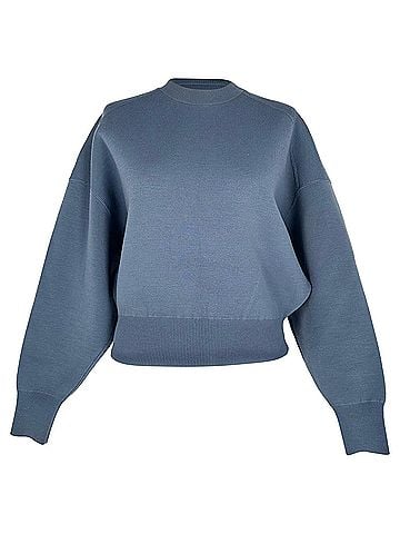 Acne Acne Studios Knitted Sweater in Blue Polyester (view 1)