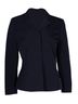 Prada 100% Synthetic Black Prada Single-Breasted Blazer in Black Polyester Size 6 - photo 1