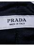 Prada 100% Synthetic Black Prada Single-Breasted Blazer in Black Polyester Size 6 - photo 4