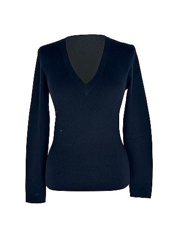 Michael Kors Michael Kors V-Neck Sweatshirt in Black Cashmere (view 1)