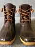Sperry Top Sider 100% Leather Solid Brown Boots Size 9 - photo 4