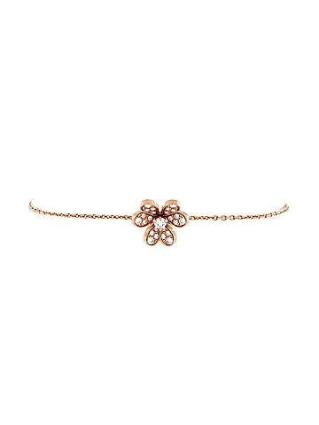 Van Cleef & Arpels Frivole Bracelet 18K Rose Gold with Pave Diamonds Mini (view 1)