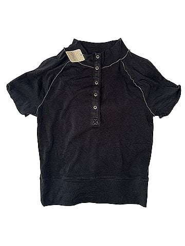 We the Free In The Clouds Henley Short Sleeve Button-Down Shirt (view 1)