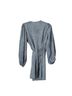 Glamorous Polka Dots Blue White Casual Dress Size 2 - photo 2
