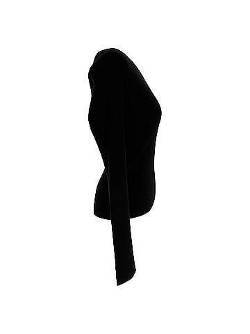 Michael Kors Michael Kors One Shoulder Sweater in Black Cashmere (view 2)