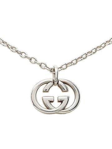 Gucci Gucci Interlocking G Chain Pendant Necklace, SV925 Silver, Women's GUCCI (view 1)